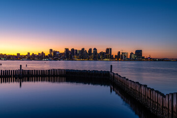Fototapeta premium Sunrise over San Diego