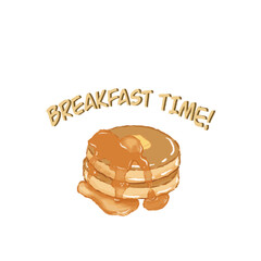 Pancakes for breakfast time