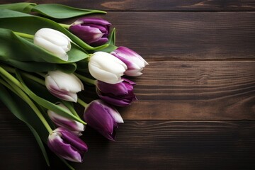 A close up of a piece of white wood on a table. mother's day. a photo, renaissance. Wide overhead shot. White, rustic setting. Generative AI