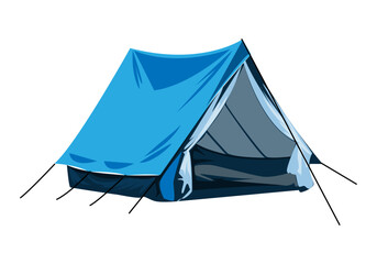 camping tent icon vector isolated on white background.