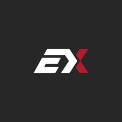 Letter EX logo