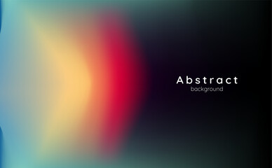 abstract rainbow soft blurred wave soft gradient futuristic banner background design