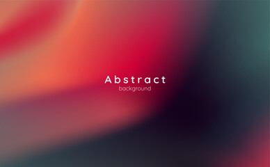 Abstract colorful wave bokeh blurred soft banner background design