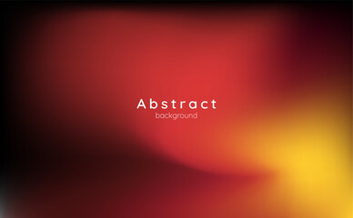 grainy color gradient wave orange dark yellow blurred bokeh poster banner background design