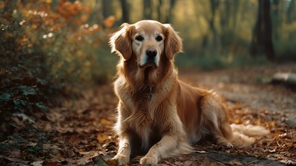 Goldenretriever, Hund, Hunderasse, generative AI