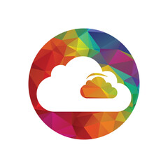 Cloud vector logo design. Cloud logo design. Cloud logo design.