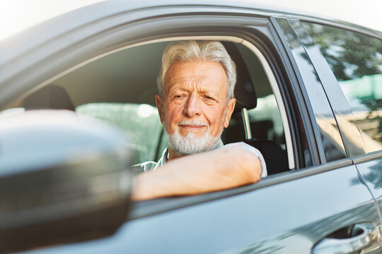 senior car couple woman man driving happy old retirement elderly retired lifestyle vehicle travel mature adult transport male female automobile auto drive transportation