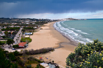 Vieste, Italy, veduta e spiaggia