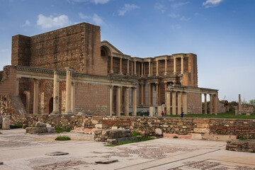 In the ruins of ancient Sardis town