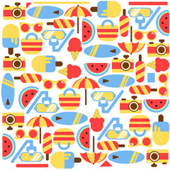 Geometric summer pattern