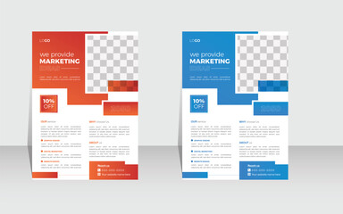 business proposal Leaflet Brochure Flyer template design, book cover layout design, abstract business presentation template, a4 size design 