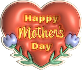 Mothers day label design