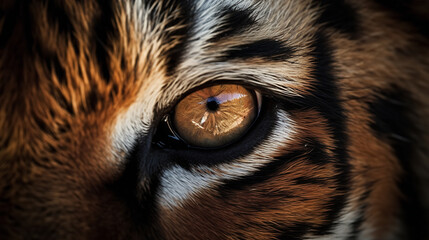 close up of a tiger