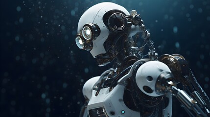 Fototapeta premium IA, futurist androïde