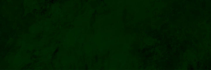 Obraz premium Dark green backdrop concrete wall texture background banner pattern. Dark black green texture chalk board and grunge banner background. classroom board wall texture background.