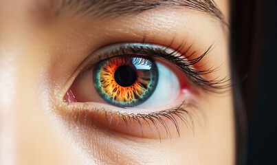 PROMER PLANO DE OJOS INTERRACIALES 
 ilustraciones de IA generativas. 