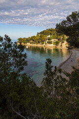 Fototapeta premium Pointe de Saint-Hospice à Saint-Jean-Cap-Ferrat