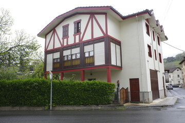 Basque house in a village