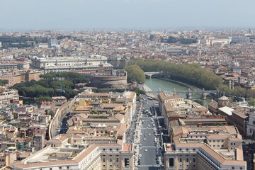 Vista a la Ciudad de Roma
