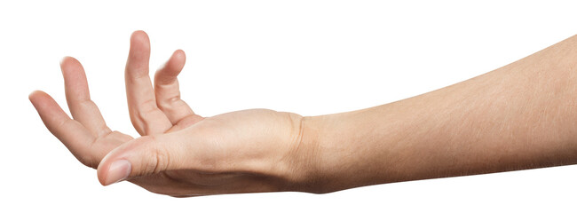 Hand gesture cut out