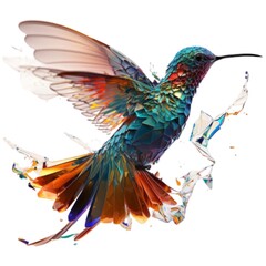 Obraz premium Colorful Humminbird - AI Generated