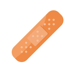 plaster, medical band aid pharmacy - vector illustration