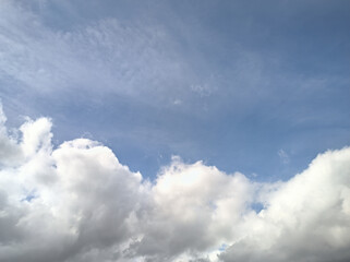 Clouds being illuminated by the sun