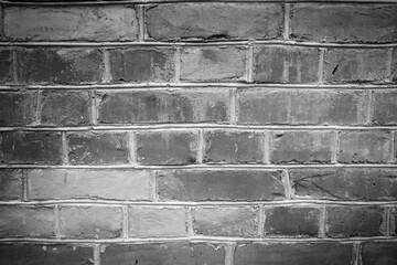 Grey brick wall background or texture