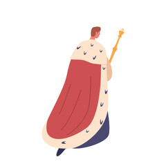 King Kneels During Coronation Ceremony, Looking Down And Holding A Scepter Signifying Humility And Obedience To God