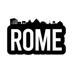 Fototapeta premium Rome Bold Skyline