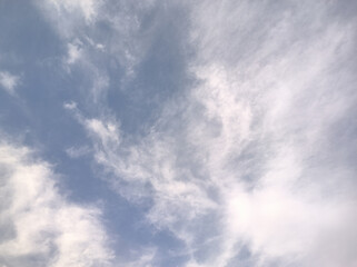 Abstract clouds fly up