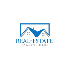 Real estate company logo template
