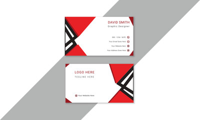 Creative and modern business Card Design Template Set. Clean professional business card template, visiting card, business card template.