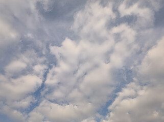 Mass of clouds formed from the union of many clouds