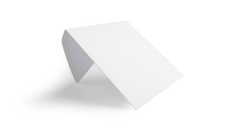 Blank white envelope isolated, mockup