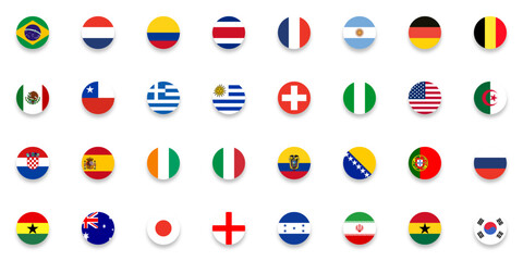 2014 world cup national flag