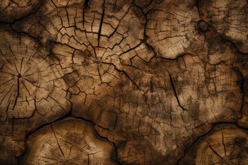 aging wood grain and fractures in the background. Generative AI