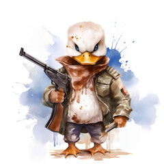 Bandit duck
