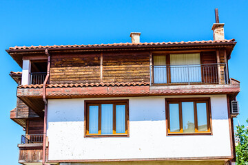 Residential building at old town of Nessebar, Bulgaria