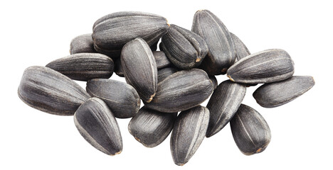 Delicious sunflower seeds cut out