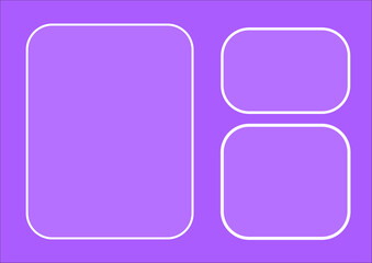 purple square button