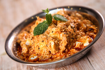 Jibna Murabella served in dish isolated on background top of arabic food cold mezza