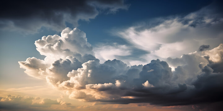 dramatic skyline with beautiful clouds © Raanan