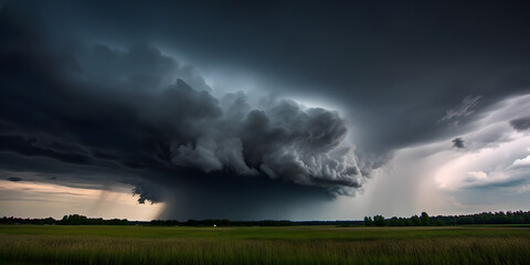Obraz na płótnie Canvas dramatic stormy skies