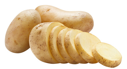 Delicious potatoes cut out