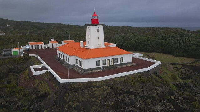 Farol da Ponta da Iha in Pico Island, the Azores