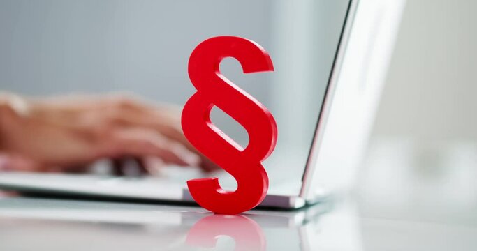 Paragraph Court Law Tech On Computer