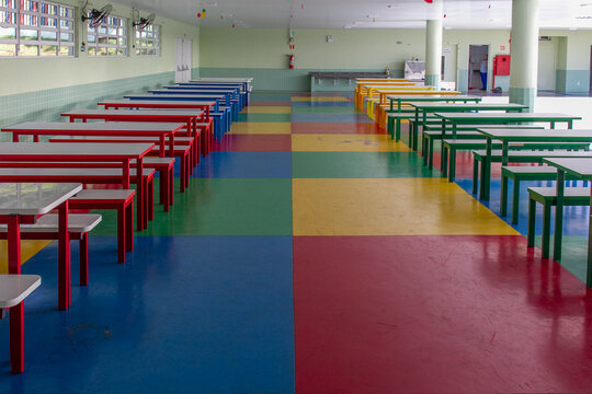 Escola Gabriela Mistral em Foz do Iguaçu, Brasii. Fronteria com Argetina e Paraguai.