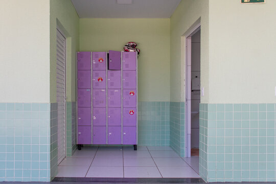Escola Gabriela Mistral em Foz do Igua&ccedil;u, Brasii. Fronteria com Argetina e Paraguai.