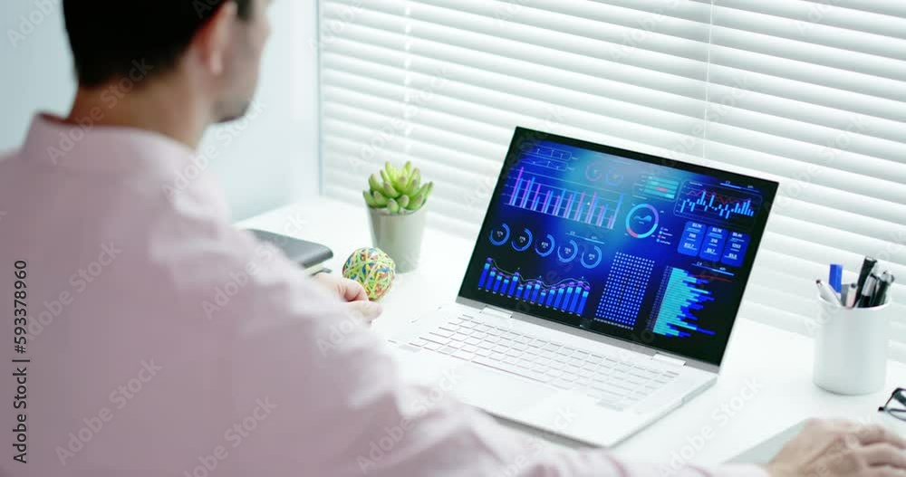 Poster KPI Business Analytics Data Dashboard